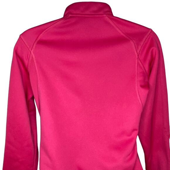 Adidas Formotion Climawarm Response Small 1/4 Zip Women’s Pink Fleece Pullover - Picture 10 of 16